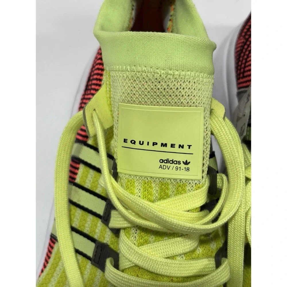 Adidas Men's Sz 14‎ EQT Support Mid ADV Running Shoes B37436 Primeknit Glow